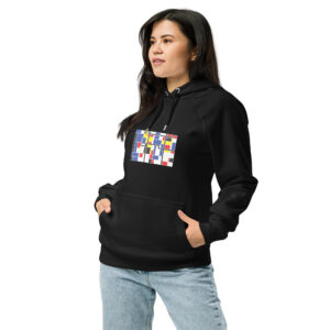 Pioneer Squares raglan hoodie