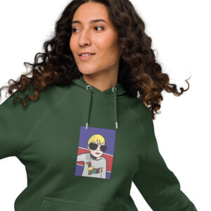 Just a Kid raglan hoodie