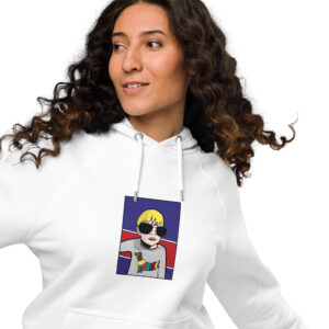 Just a Kid raglan hoodie