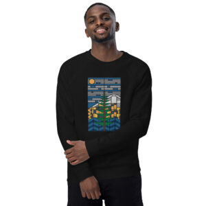Cascadia Stained Glass raglan sweatshirt