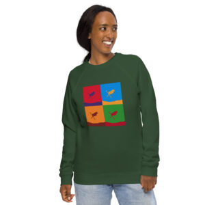 Freestyle raglan sweatshirt
