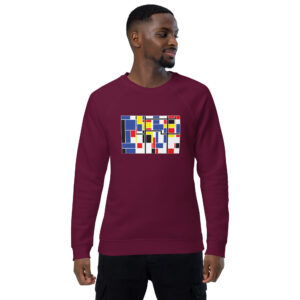 Pioneer Squares raglan sweatshirt